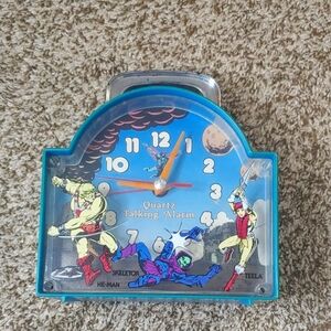 VTG 1983 He-Man Masters Of The Universe Quartz Talking Alarm Clock